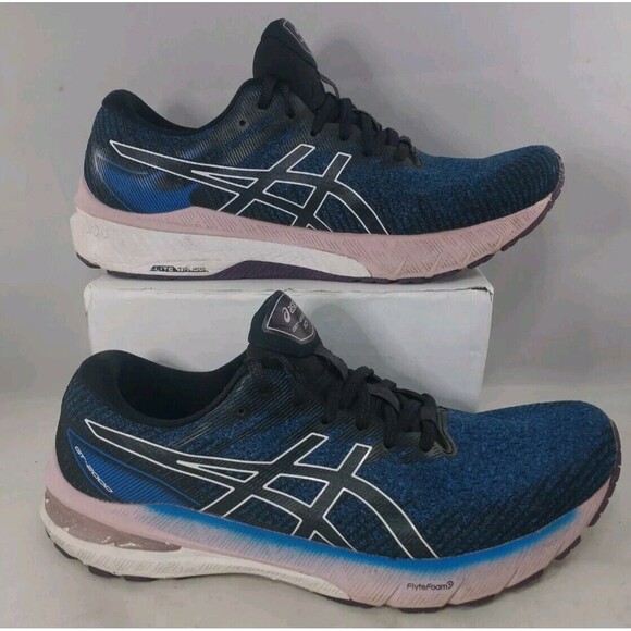 Asics GT-2000 Athletic F820222 Running Shoes Flytefoam Blue Black US 10 UK 8 - Picture 1 of 10